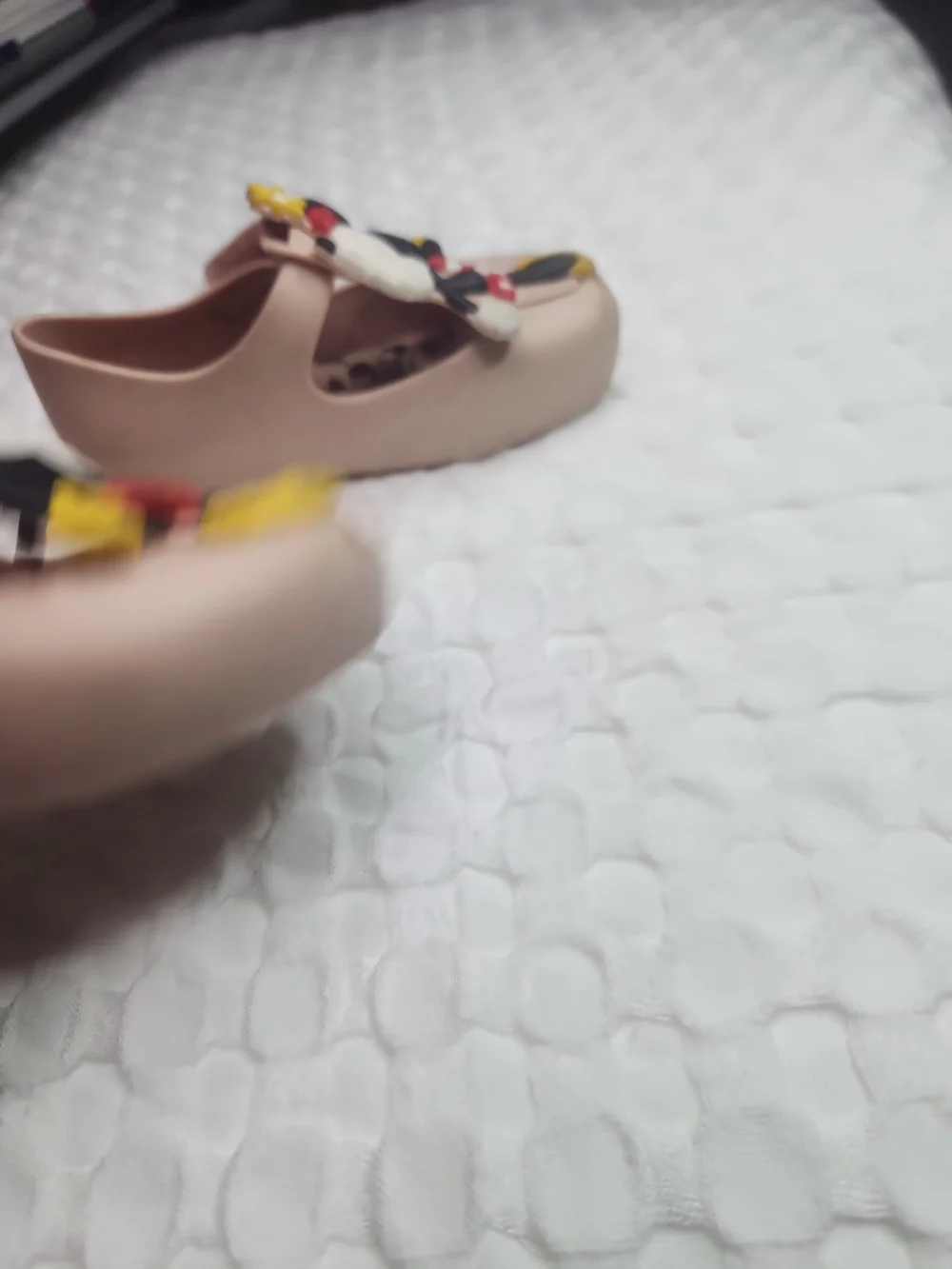 Mini Melissa Pink Kissing  Minnie & Mickey Character Shoes